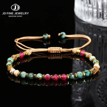 Tinkers JD Limited Faceted Africa Turquoise Chalcedony Bracelet - Apparel & Accessories > Jewelry > Bracelets