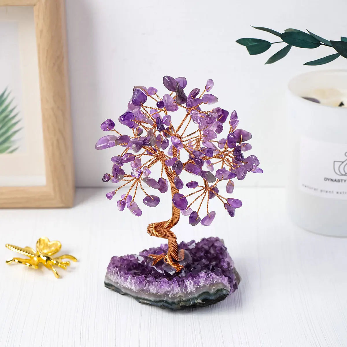 Amethyst Crystal Tree by Tinkers - Healing Energy Decor