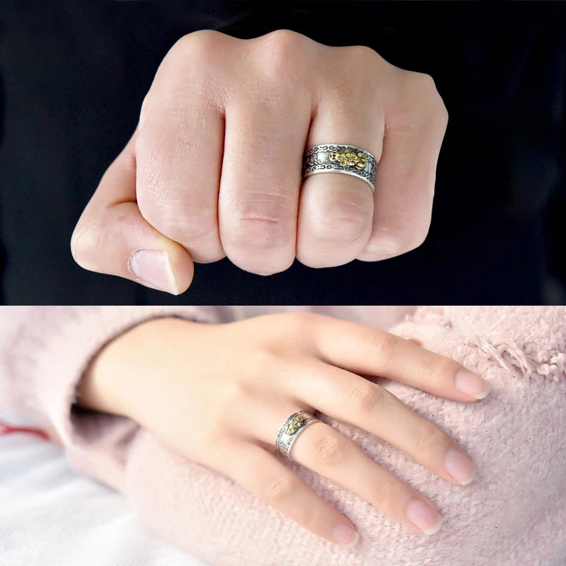 Pixiu Wealth Ring By Tinkers Prosperity And Good Luck