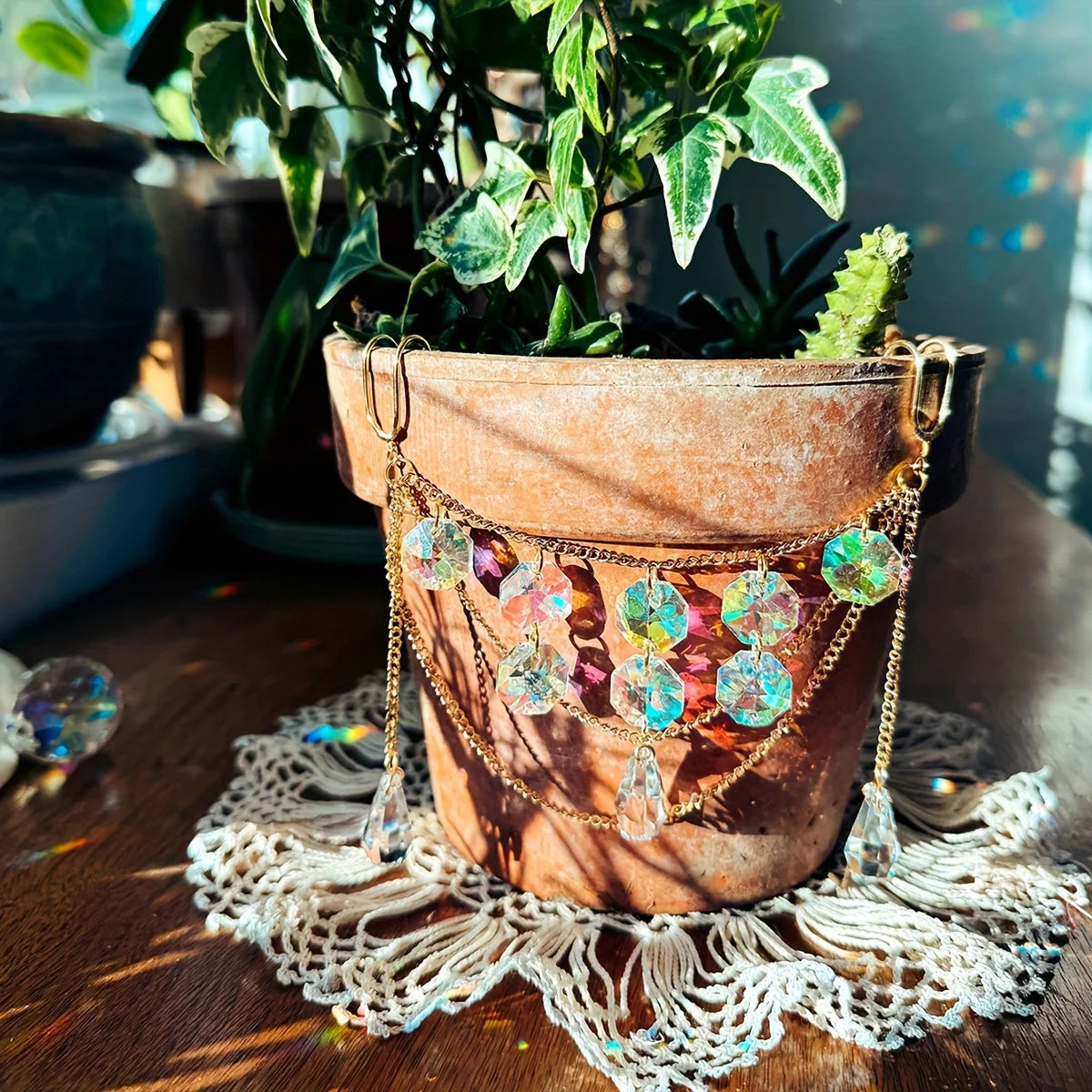 Handcrafted Quartz Sun Catcher For Women By Tinkers Healing