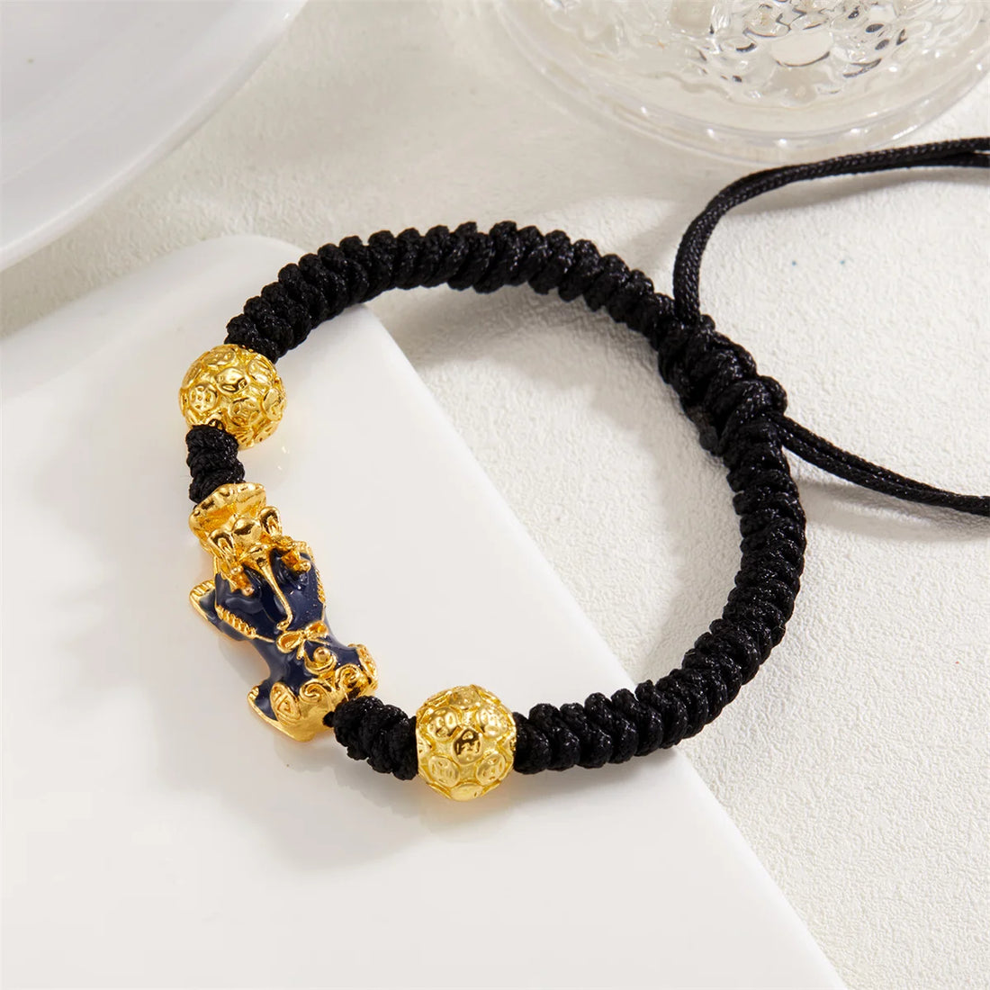 Natural Stone Pixiu Wealth Bracelet by Tinkers Unisex