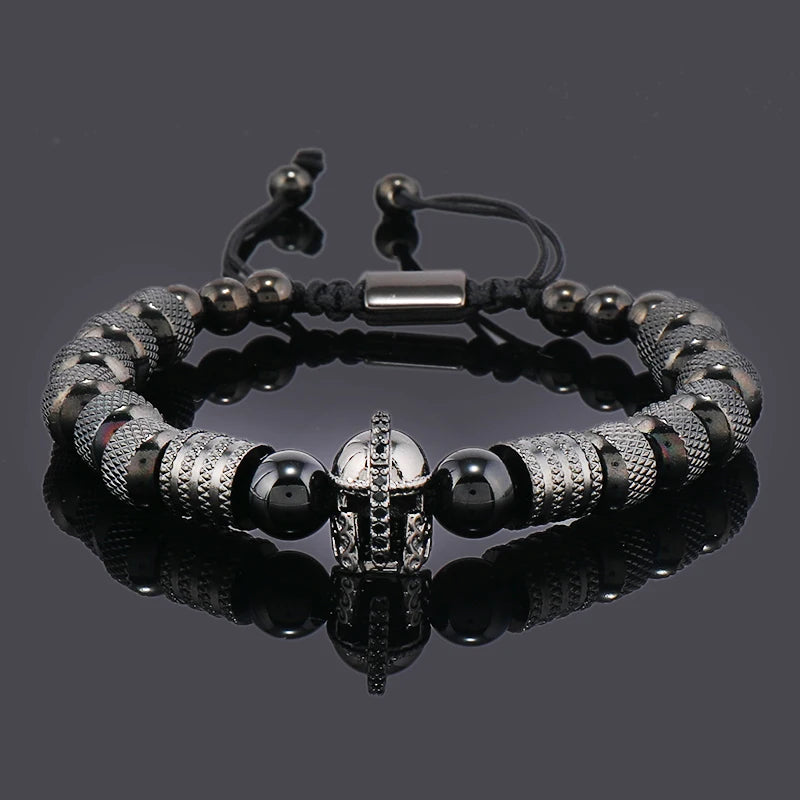 Tinkers Tinkers Luxury Stainless Steel Spartan Helmet Bracelet Ltd -