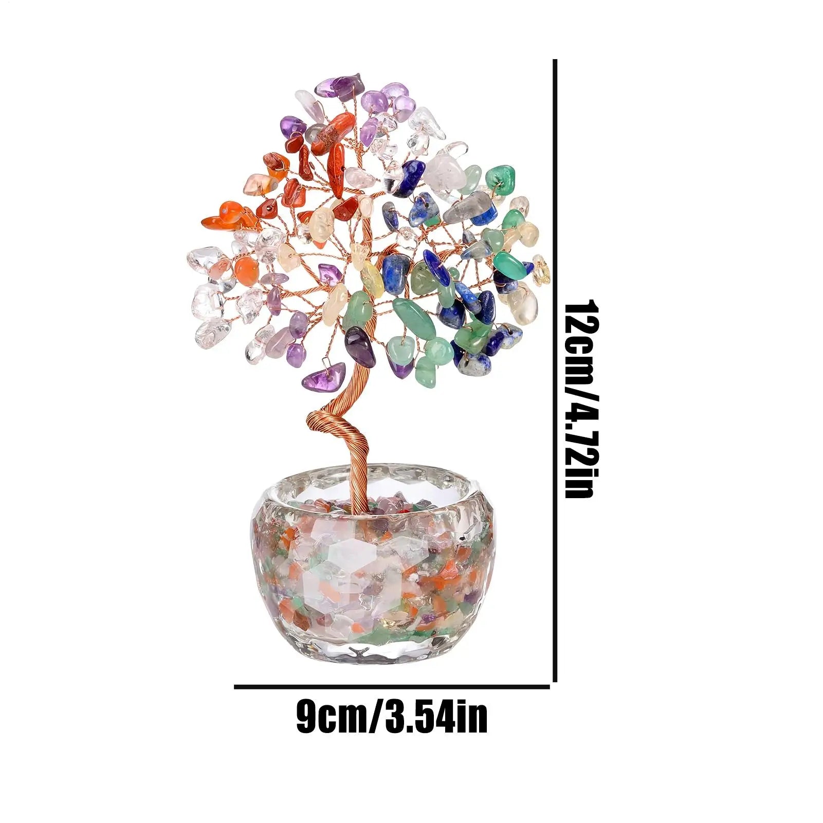 Handcrafted Amethyst Crystal Tree For Wealth