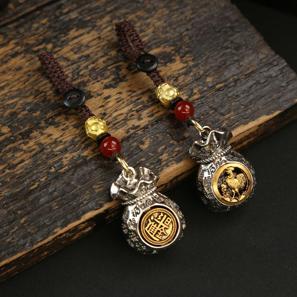 Tinkers Chinese Zodiac Signs Keychain 12 Animal Charms Gift For All - Apparel & Accessories > Handbag & Wallet Accessories > Keychains