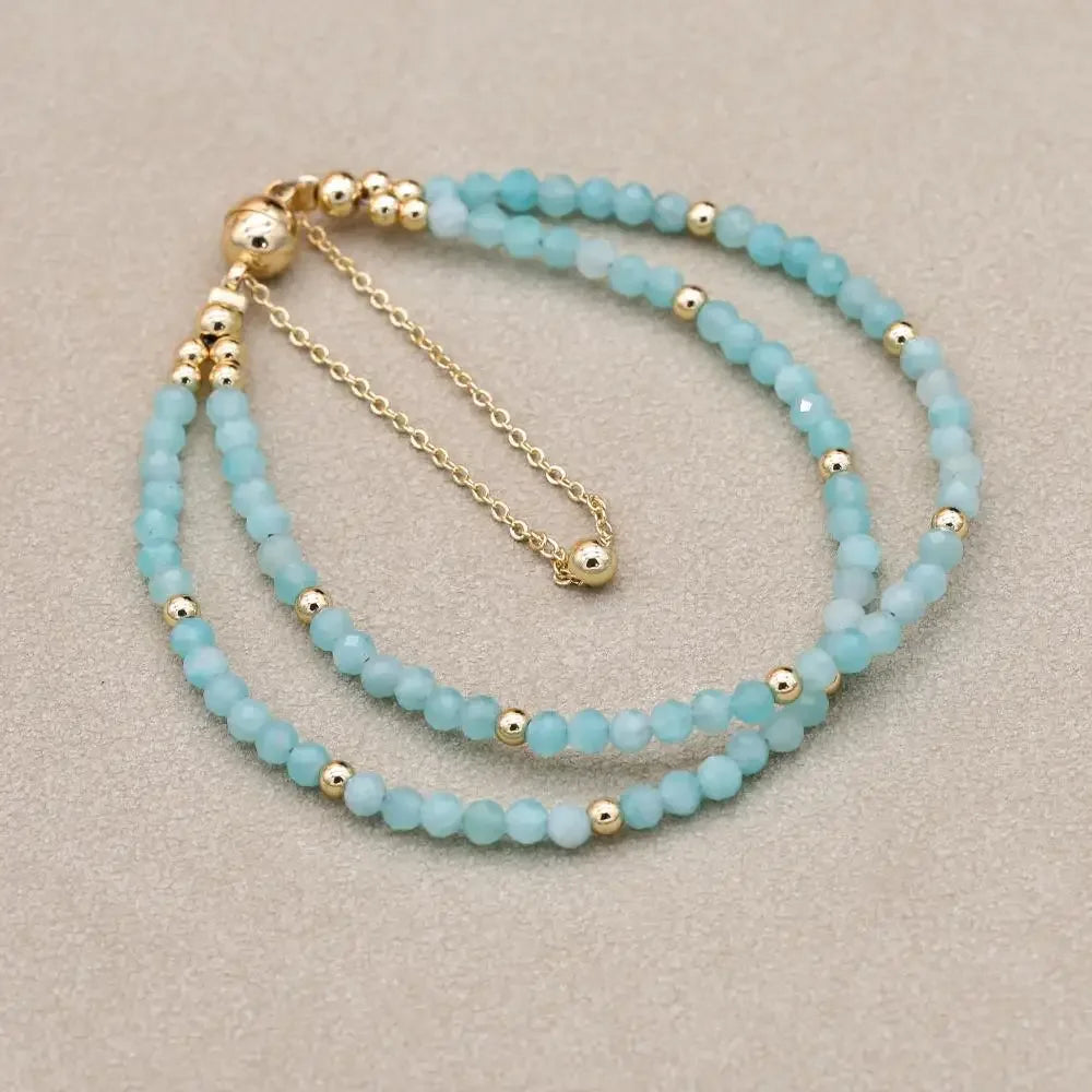 Tinkers Double Layer African Jasper Beads Bracelet Magnetic Strand - Apparel & Accessories > Jewelry > Bracelets