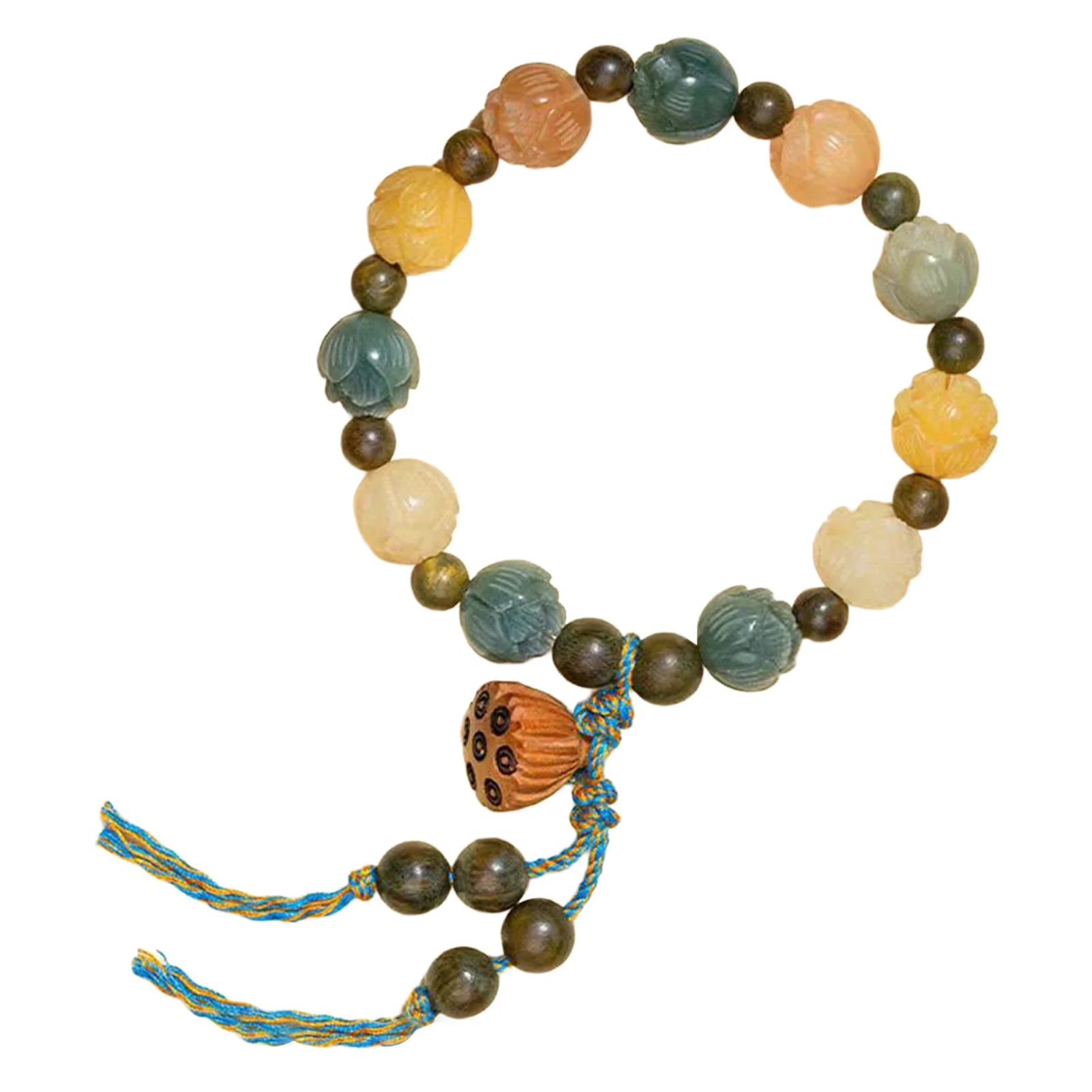 Elegant Handcrafted Lotus Bracelet for Good Luck by Tinkers