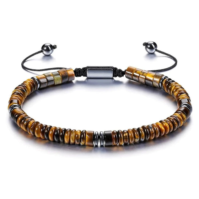 Abacus Bead Stone Bracelet By Tinkers Healing Energy