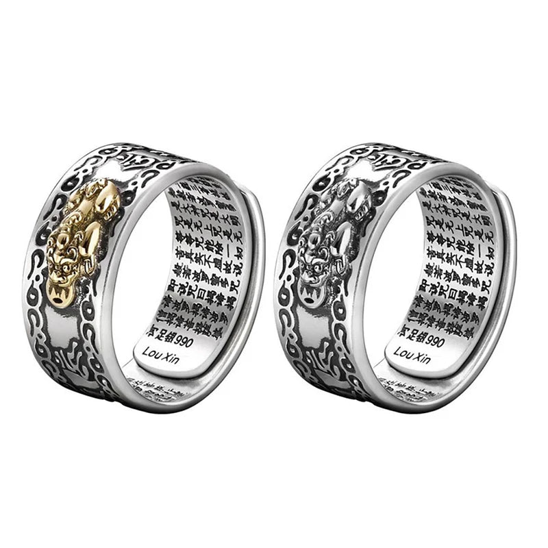 Pixiu Wealth Ring By Tinkers Prosperity And Good Luck