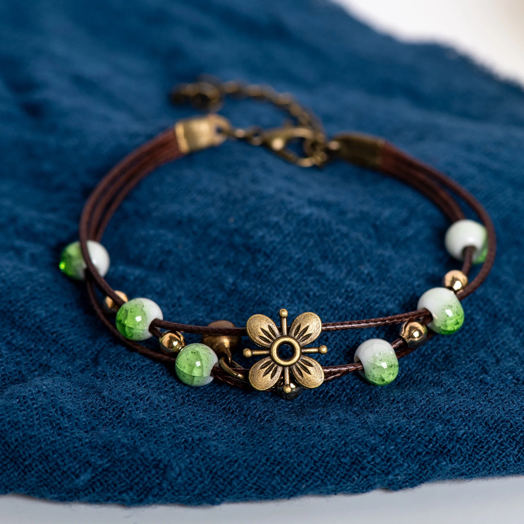 Elegant Handcrafted Boho Ceramic Bracelet for Women by Tinkers