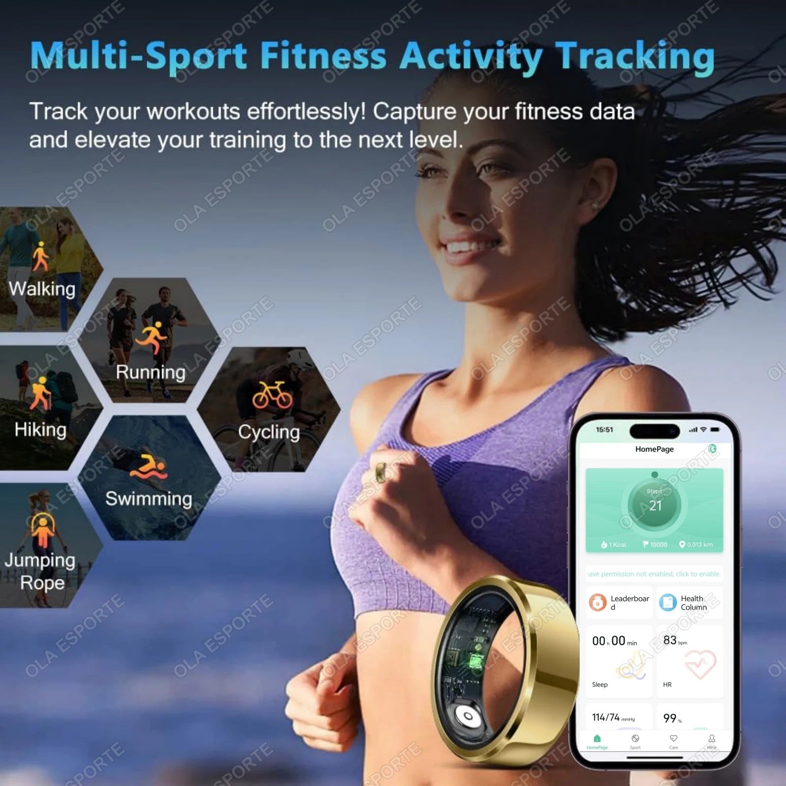 Smart Ring – Fitness, Sleep & Health Tracker