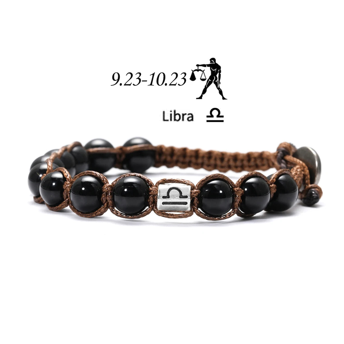 Obsidian 12 Zodiac Bracelet By Tinkers - Protection Energy