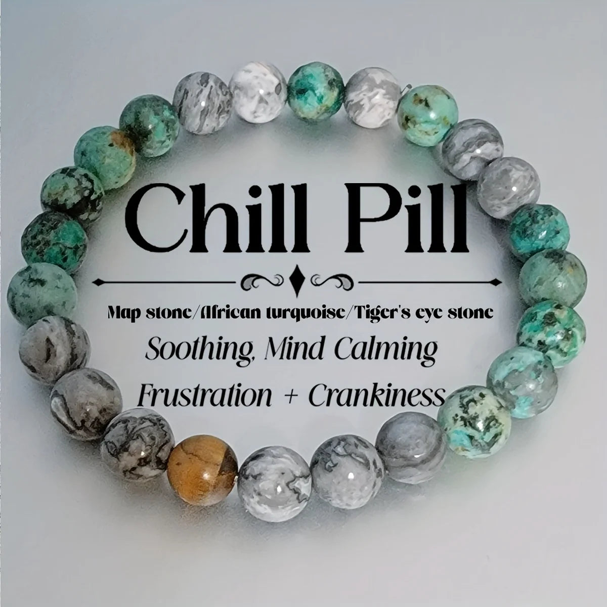 Natural Tiger Eye Turquoise Zen Bracelet For Men By Tinkers