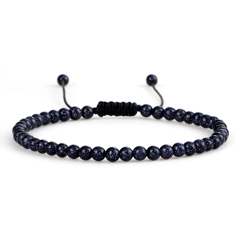 Tinkers EarthStone 4mm Natural Mini Beads Bracelet Unisex Yoga - Apparel & Accessories > Jewelry > Bracelets