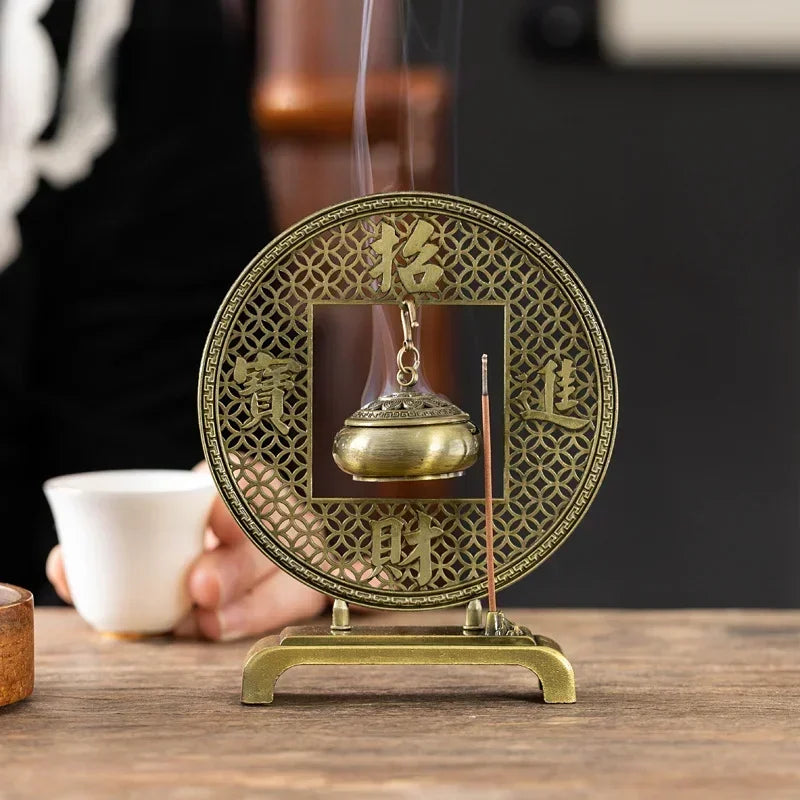 Tinkers Five Blessings Incense Burner Sandalwood Taoist Ornaments - Home & Garden > Decor > Home Fragrance Accessories > Incense Holders