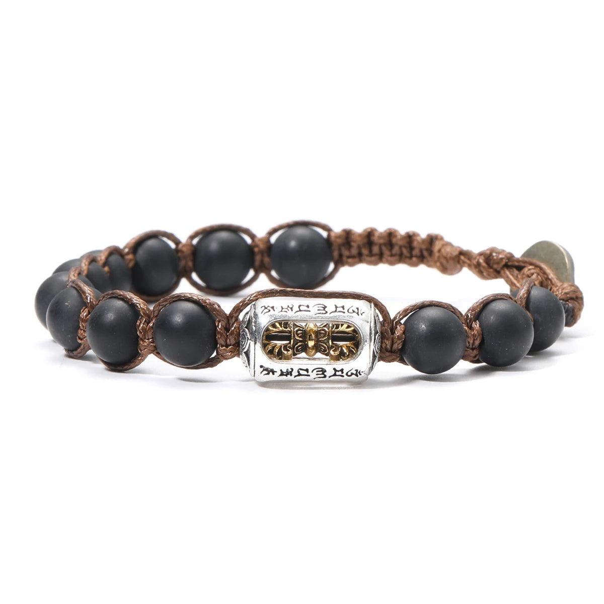 Handcrafted Chalcedony Sandalwood Healing Bracelet for Men
