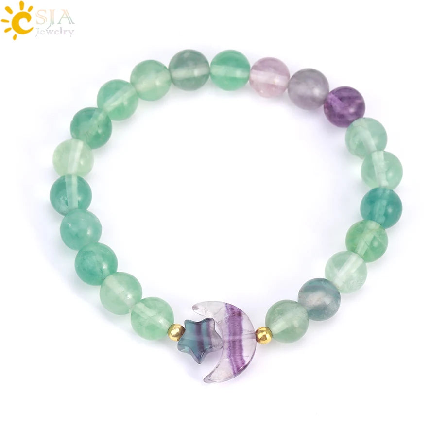 Handcrafted Natural Tiger Eye 7 Chakra Bracelet for Women by Tinkers - Healing Energy and Balance