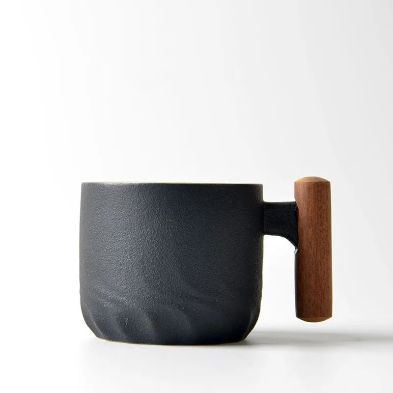 Tinkers Handmade Exquisite Coffee Cup With Wooden Handle Mug - Home & Garden > Kitchen & Dining > Tableware > Drinkware > Mugs