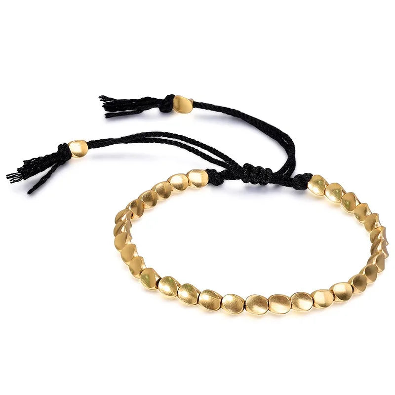 Tinkers FREE TODAY Handmade Tibetan Copper Bead Bracelet Buddhist Rope Amulet - Apparel & Accessories > Jewelry > Bracelets