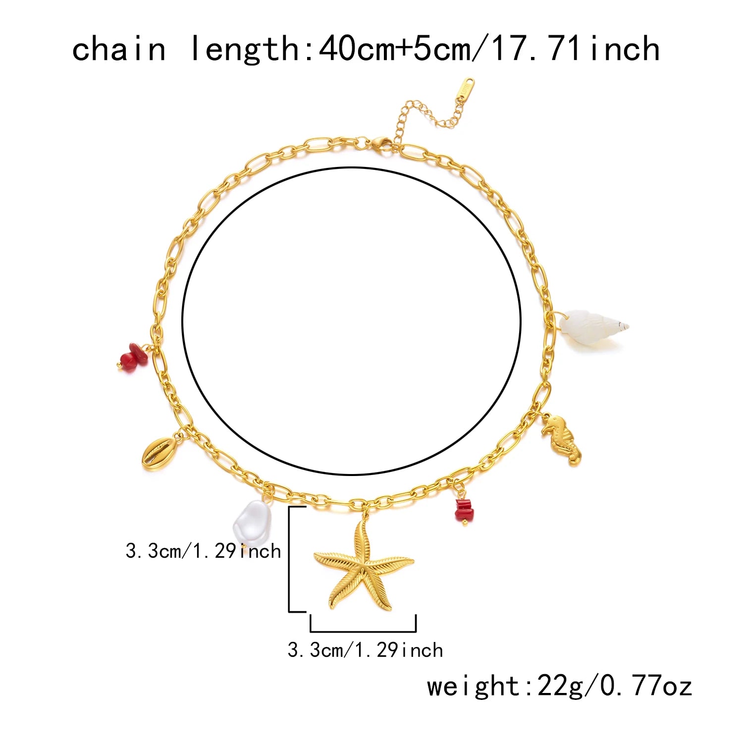 Serene Handcrafted Starfish Pendant Necklace by Tinkers for Women