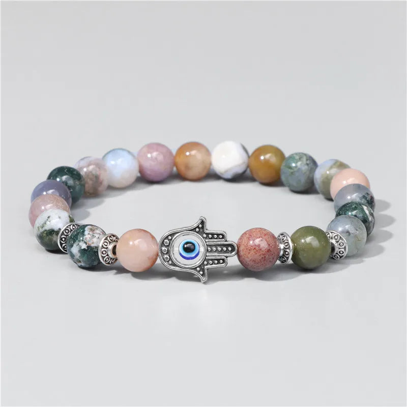 Natural Agate Protection Bracelet Unisex By Tinkers