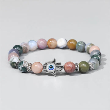 Natural Agate Protection Bracelet Unisex By Tinkers