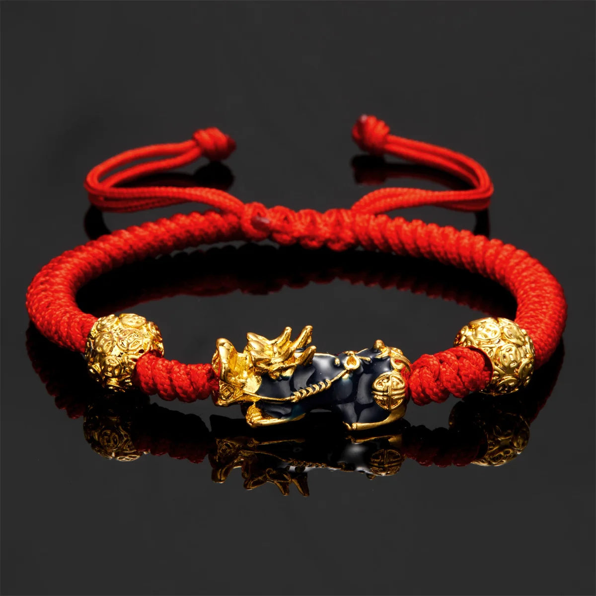 Natural Stone Pixiu Wealth Bracelet by Tinkers Unisex