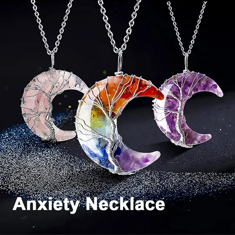 Handcrafted 7 Chakra Healing Natural Stone Necklace by Tinkers for Women