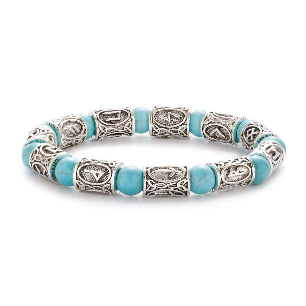 Tinkers Viking Rune Bracelet Wood Lava Stone Bohemian Exclusive -