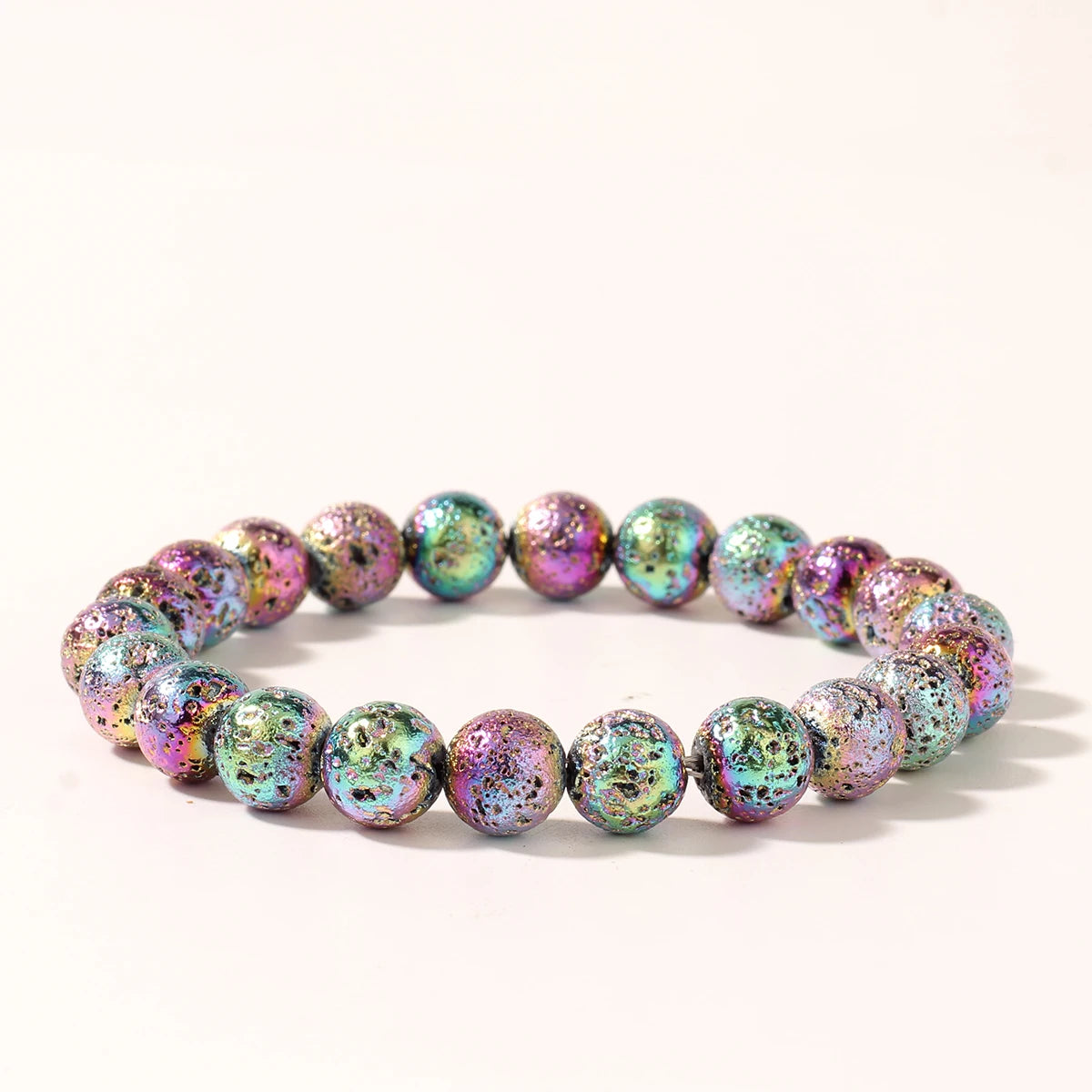 Handcrafted Volcanic Stone Bracelet for Balance and Protection by Tinkers