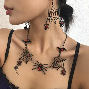Spider Web Dangle Earrings By Tinkers - Aura Energy