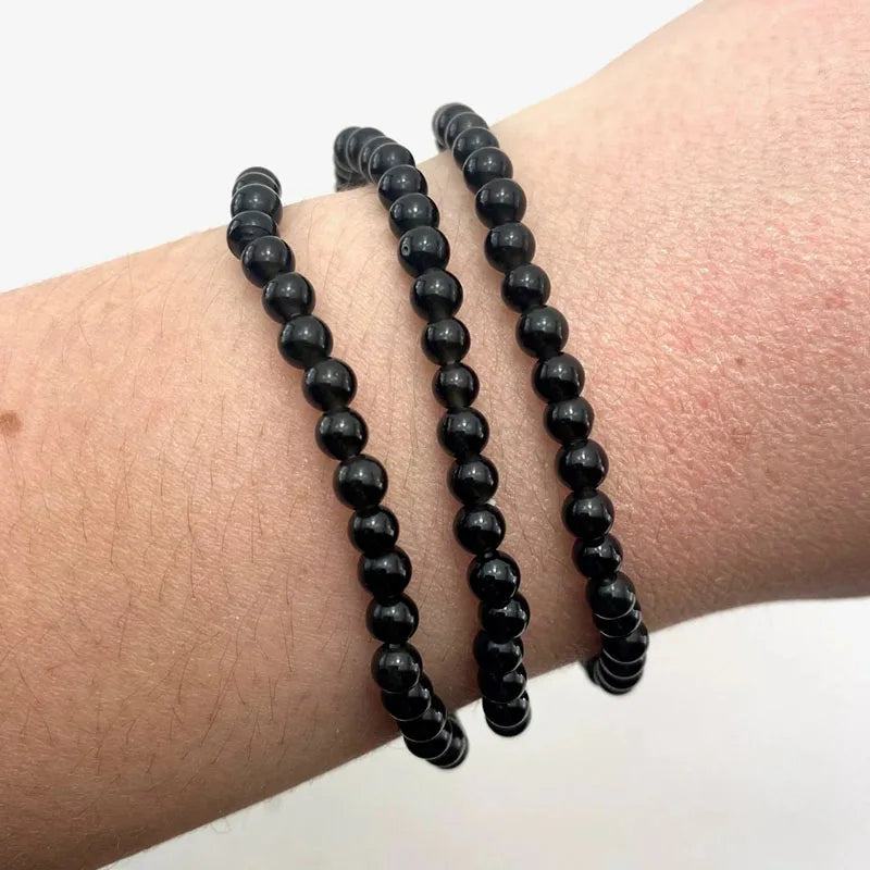 Tinkers Black Tourmaline Hematite Rose Quartz Lepidolite Bracelet - Apparel & Accessories > Jewelry > Bracelets