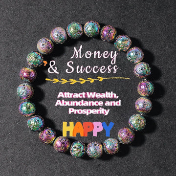 Handcrafted Volcanic Stone Bracelet for Balance and Protection by Tinkers