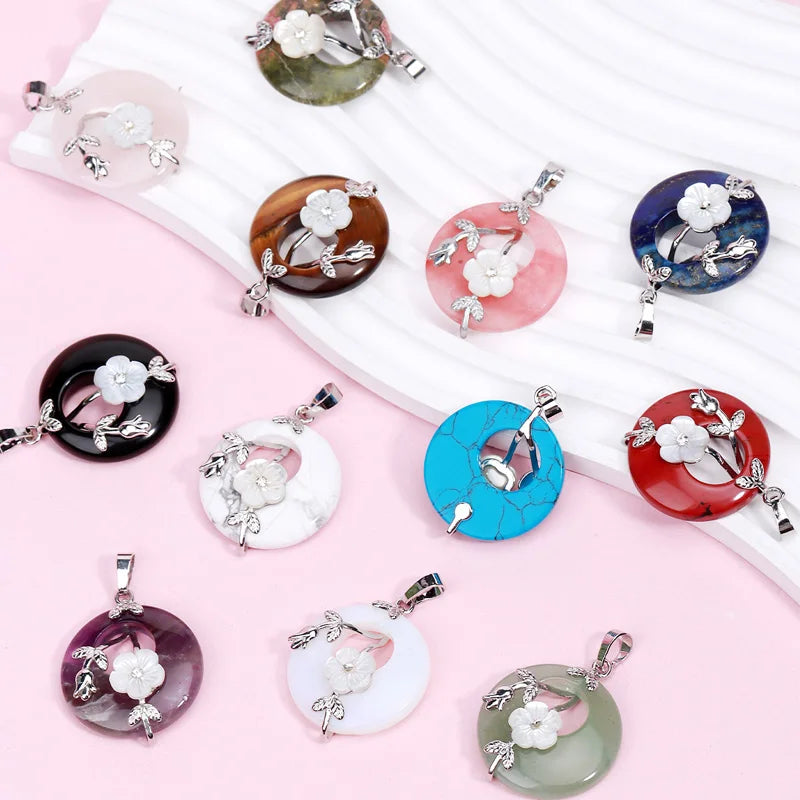 Amethyst Donut Pendant By Tinkers Energy And Balance