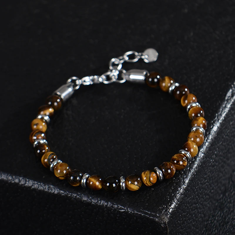 Tiger Eye Hematite Bracelet by Tinkers Energy Balance