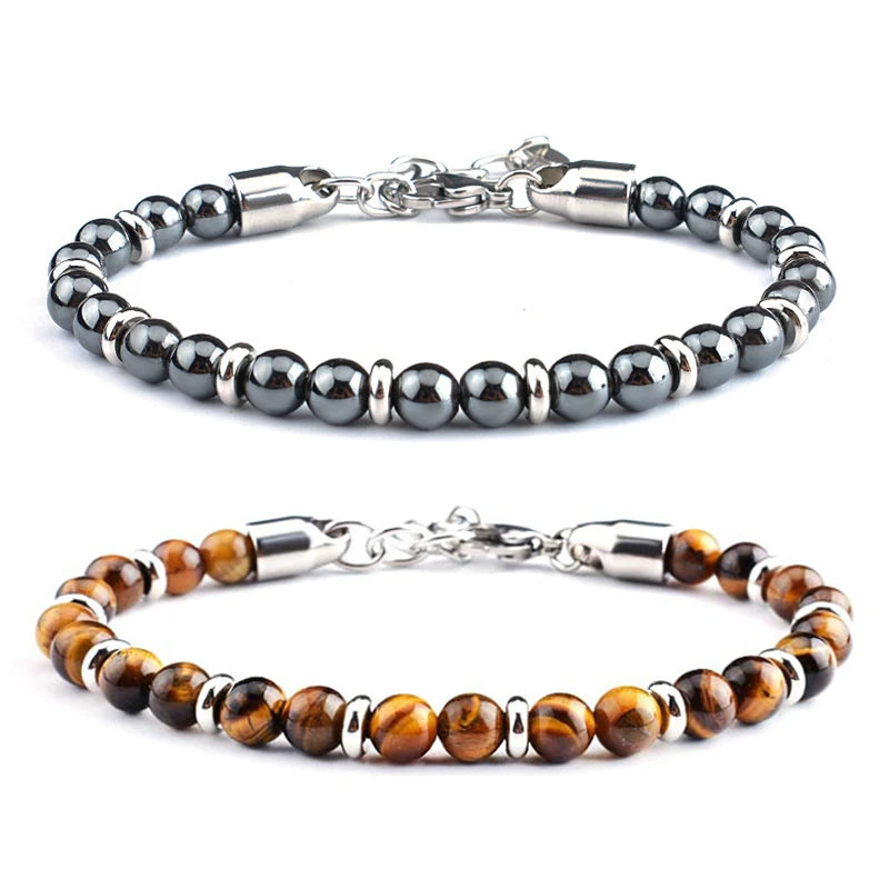 Tiger Eye Hematite Bracelet by Tinkers Energy Balance