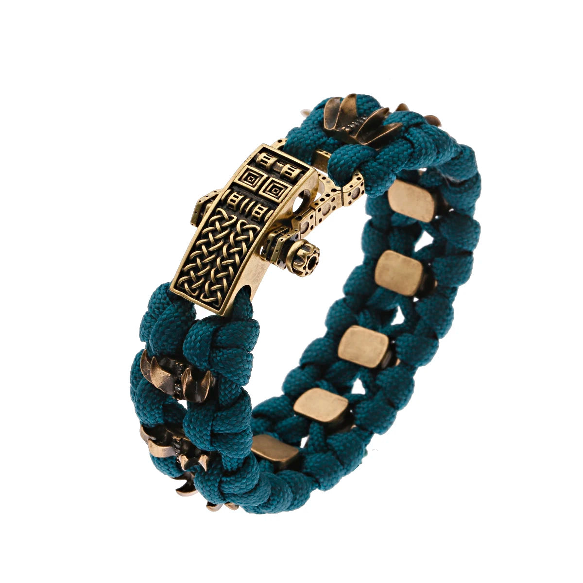 Tinkers Nordic Skull Punk Lanyard Bracelet Unisex Viking Jewelry -