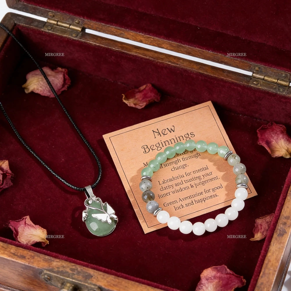 Green Dongling Bracelet By Tinkers Natural Healing For Her