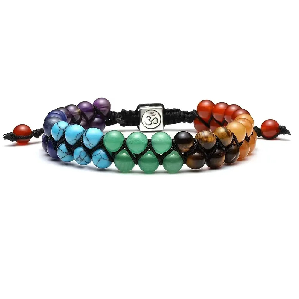 7 Chakra Stone Bracelet By Tinkers - Spiritual Healing