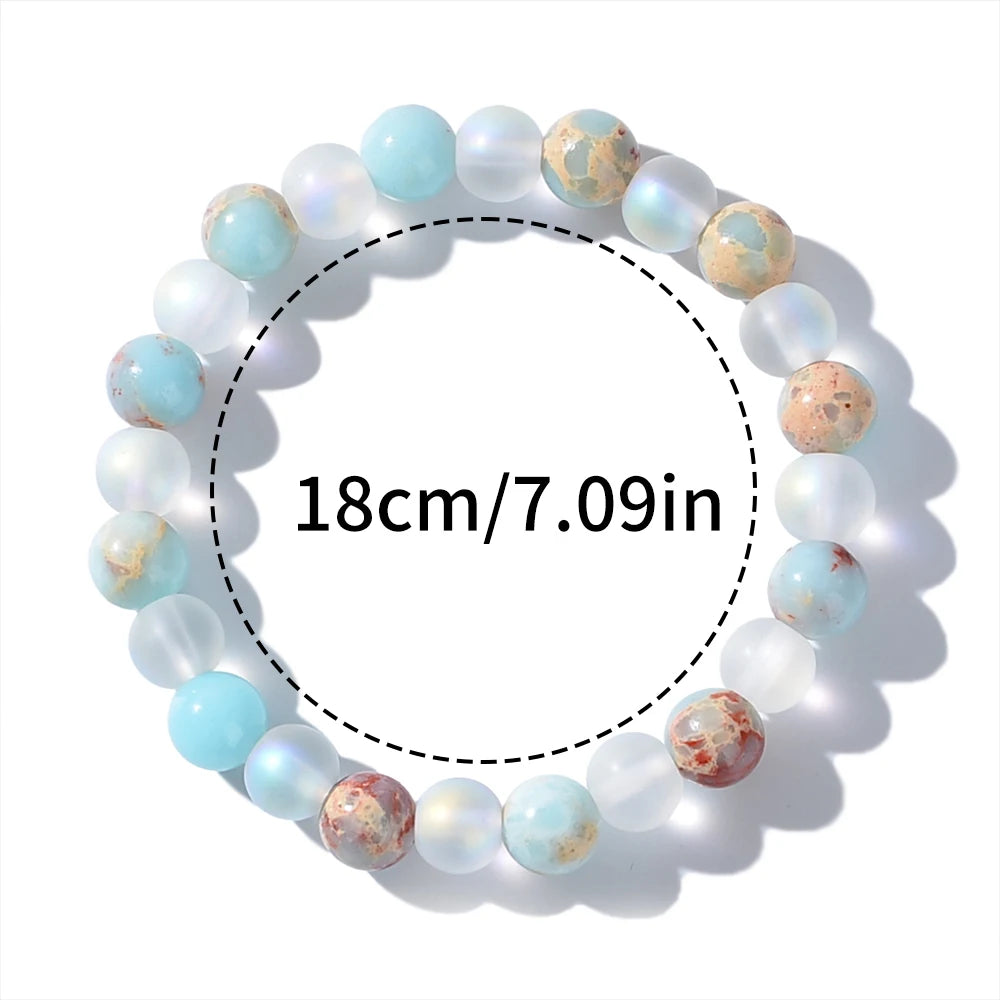 Tinkers Aura Quartz Ocean Sediment Beaded Bracelet Signature - Apparel & Accessories > Jewelry > Bracelets