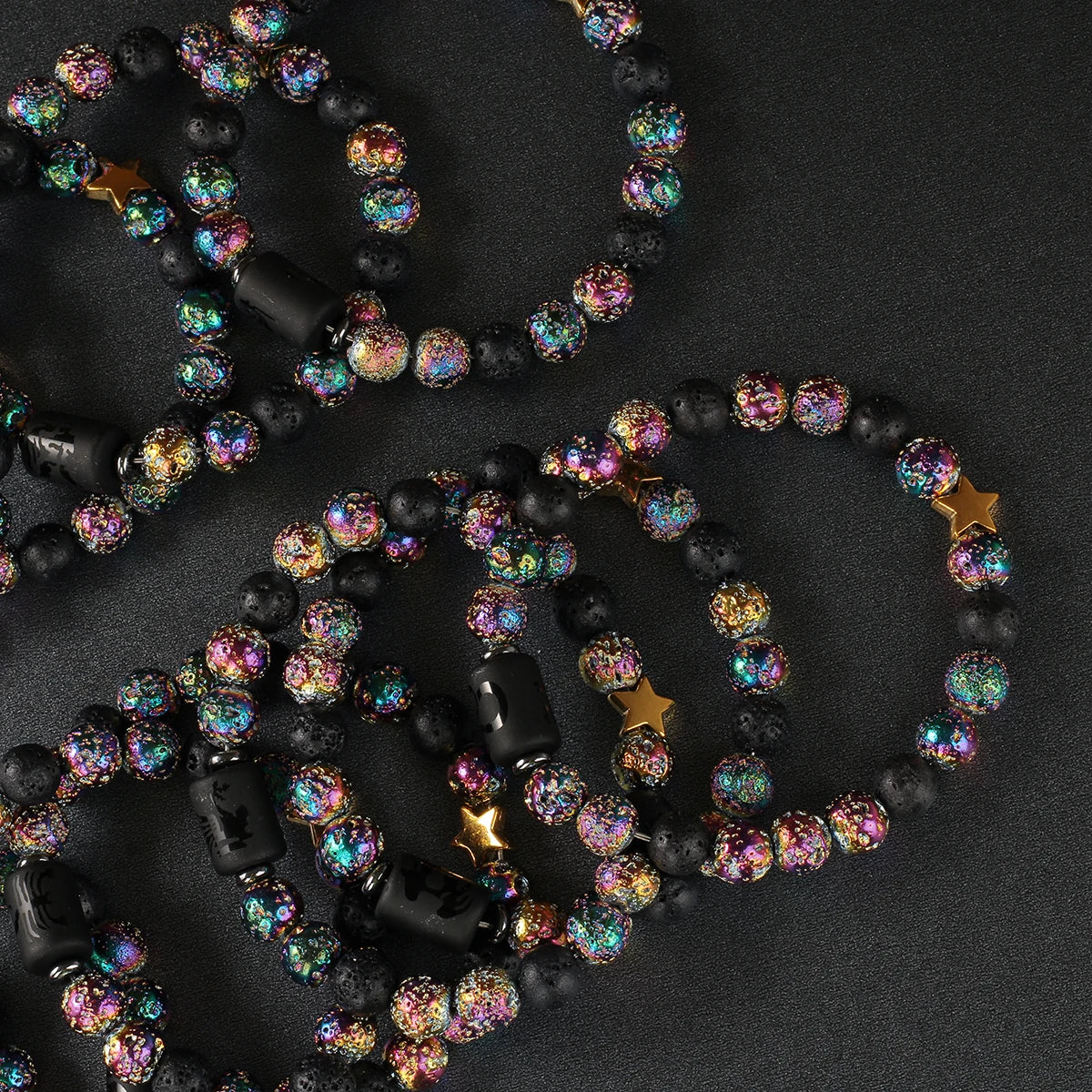 Natural Stone Zodiac Protection Bracelet For Men and Women