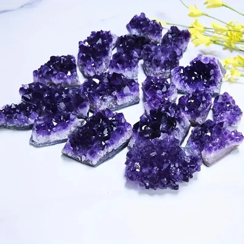 Tinkers Purple Natural Amethyst Stone Healing Crystal 2 Pcs - Uncategorized