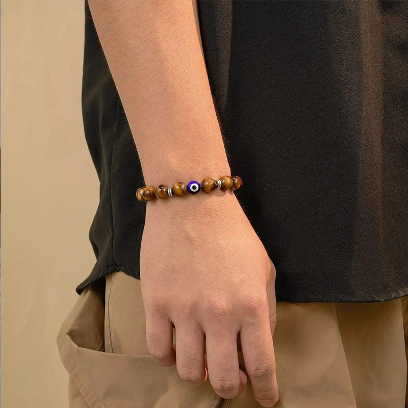 Tinkers Black Tourmaline Hematite Rose Quartz Lepidolite Bracelet - Apparel & Accessories > Jewelry > Bracelets