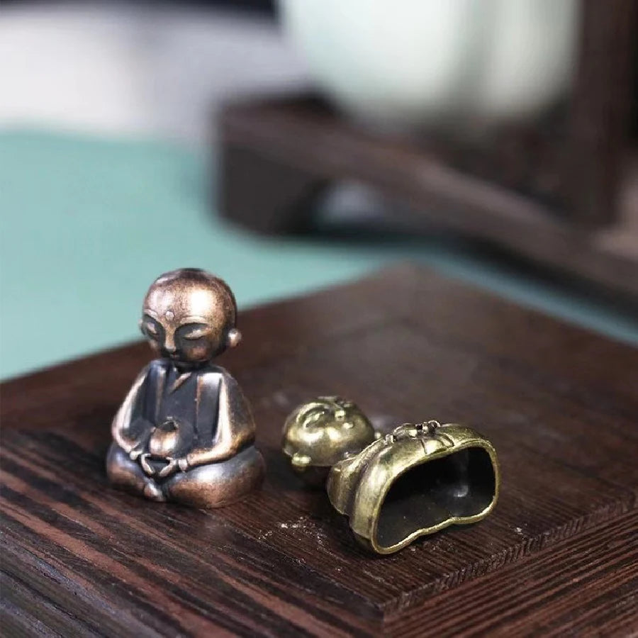 Tinkers Little Monk Zen Incense Burner Stand For Study Decor -