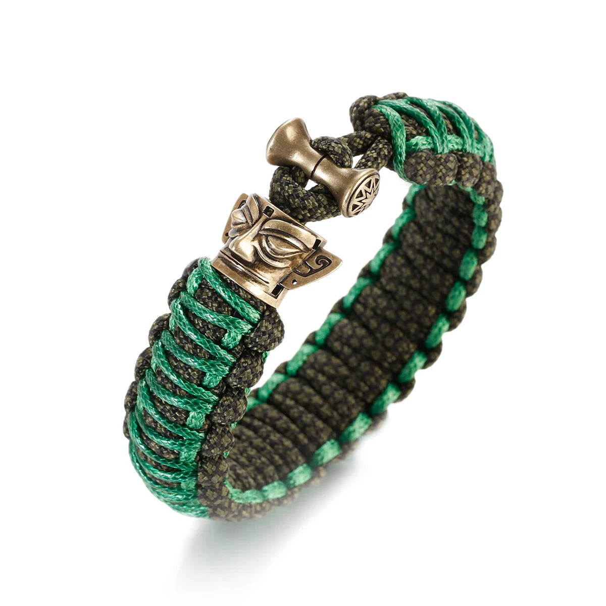 Tinkers Nordic Skull Punk Lanyard Bracelet Unisex Viking Jewelry -