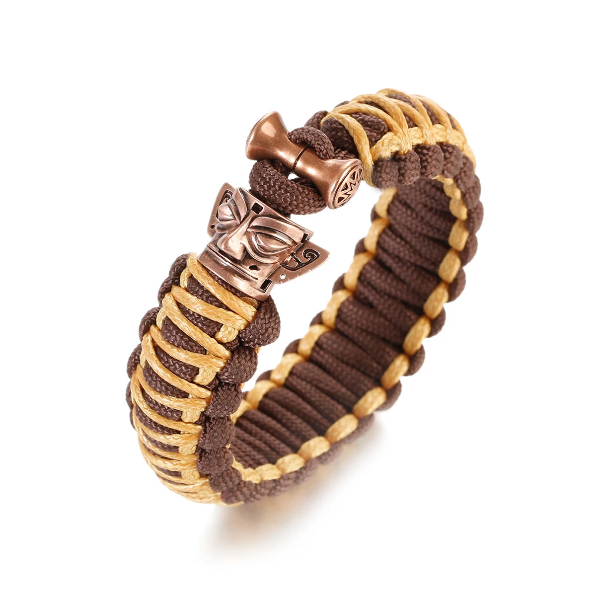 Tinkers Nordic Skull Punk Lanyard Bracelet Unisex Viking Jewelry -