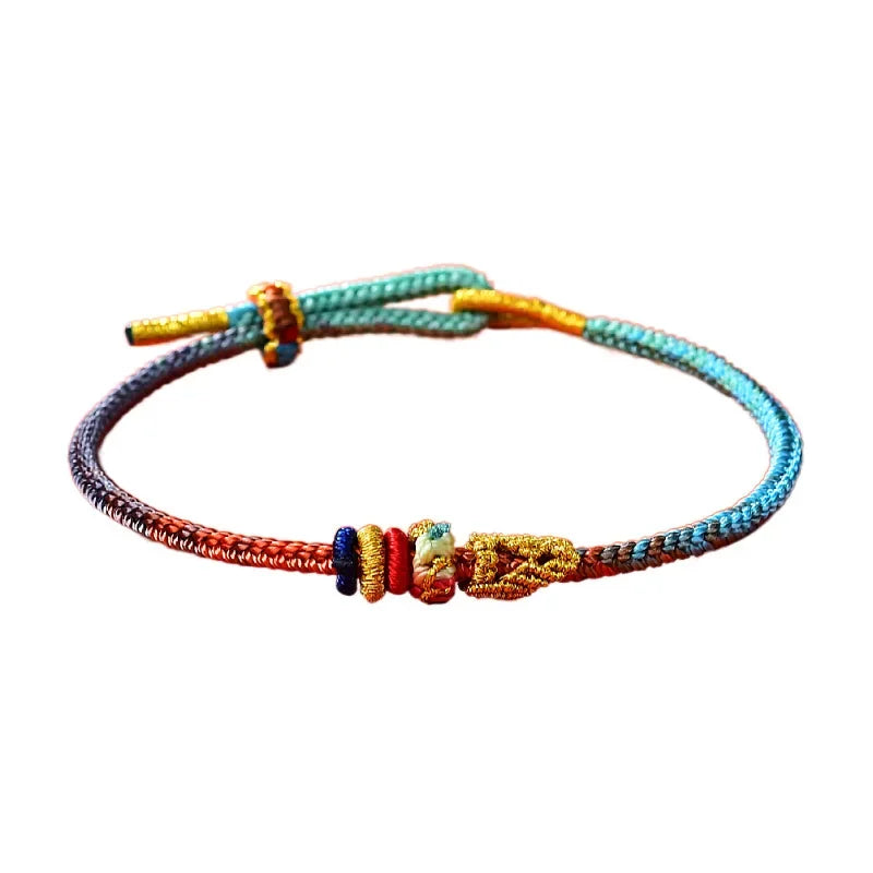 Tinkers Fashionable Buddhist Lucky Adjustable Rope Bracelet Couples -