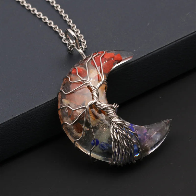 Natural Handcrafted Amethyst Reiki Healing Pendant by Tinkers