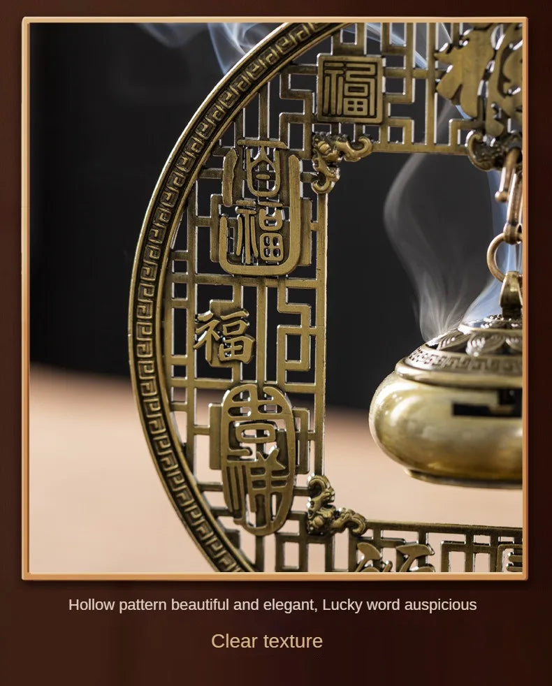 Tinkers Five Blessings Incense Burner Sandalwood Taoist Ornaments - Home & Garden > Decor > Home Fragrance Accessories > Incense Holders