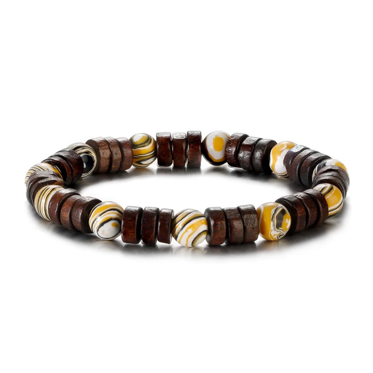 Tinkers Viking Rune Bracelet Wood Lava Stone Bohemian Exclusive -