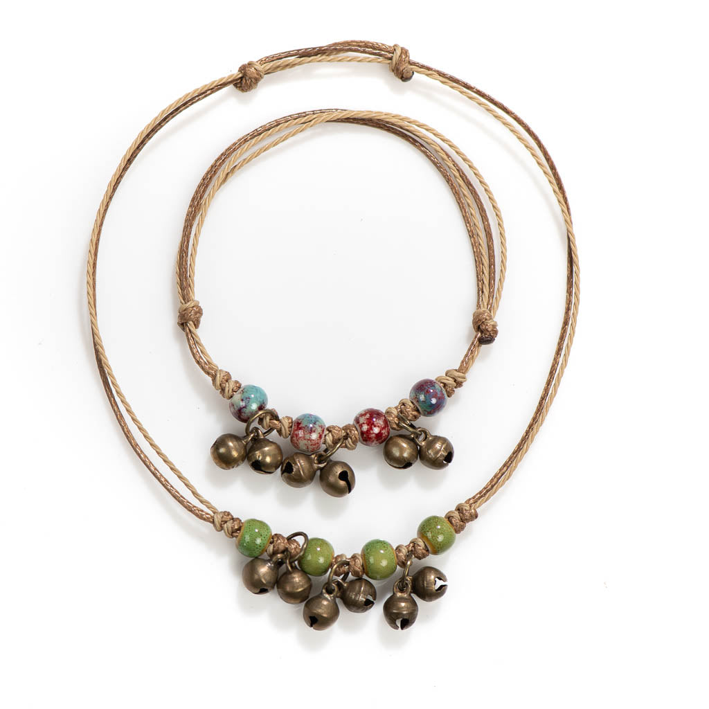 Tinkers Tinkers Handmade Ceramic Beads Retro Bracelet Exclusive -